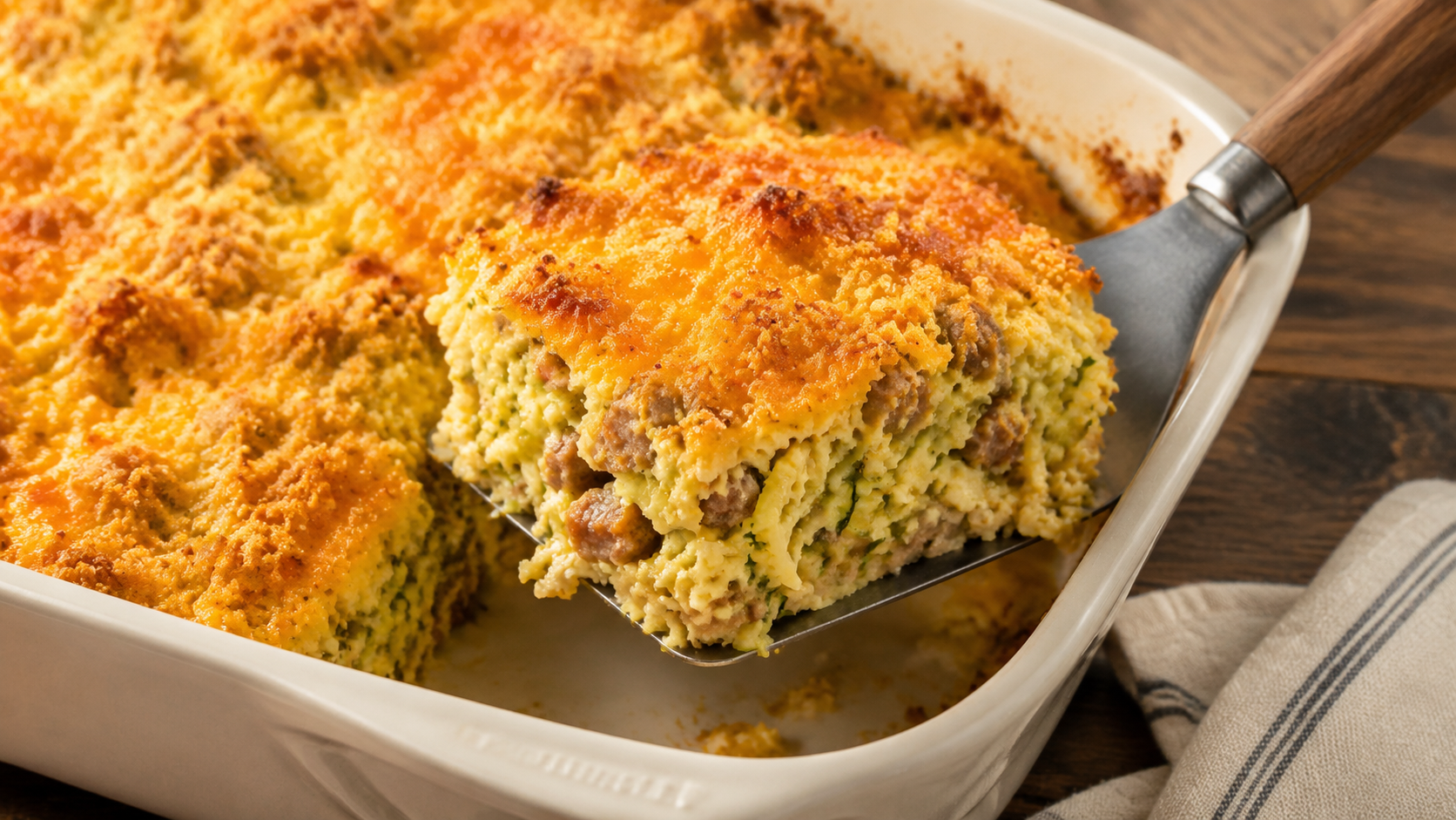 Easy Zucchini and Sausage Casserole — A One-Dish Family Favorite