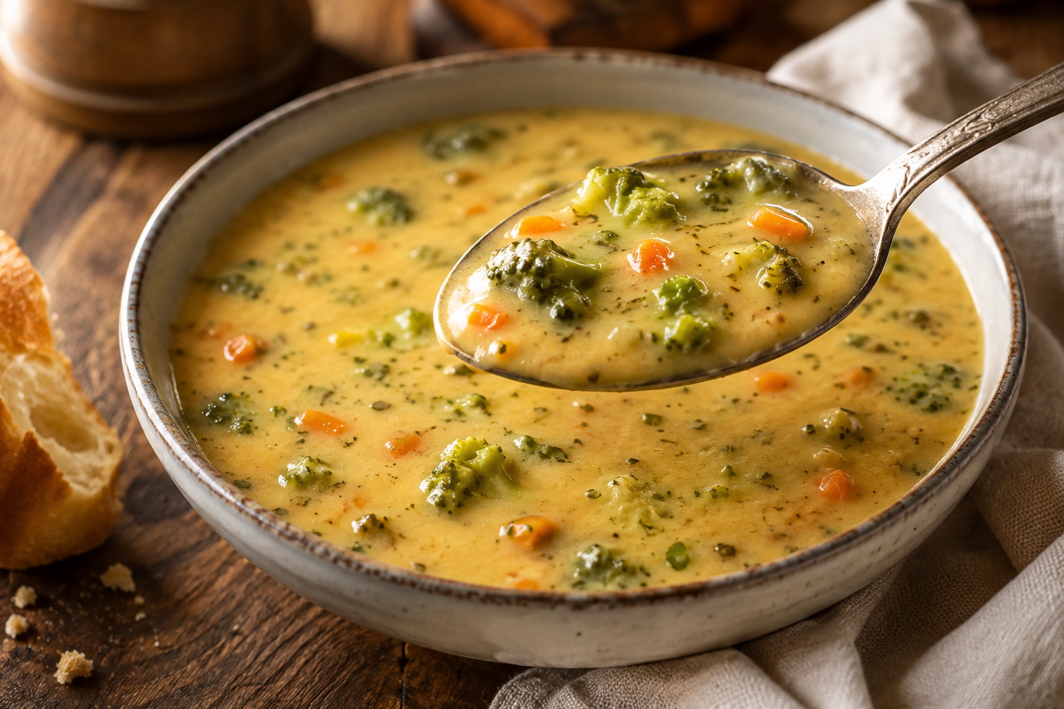 The Best Broccoli Cheddar Soup You’ll Ever Make