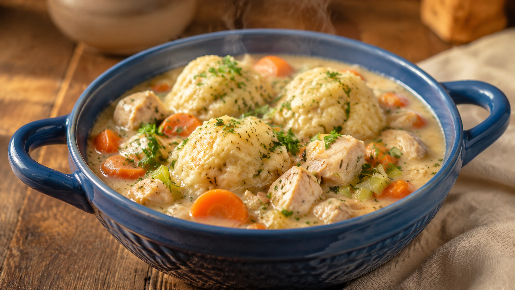 Cozy Chicken and Dumplings: Comfort Food Done Right